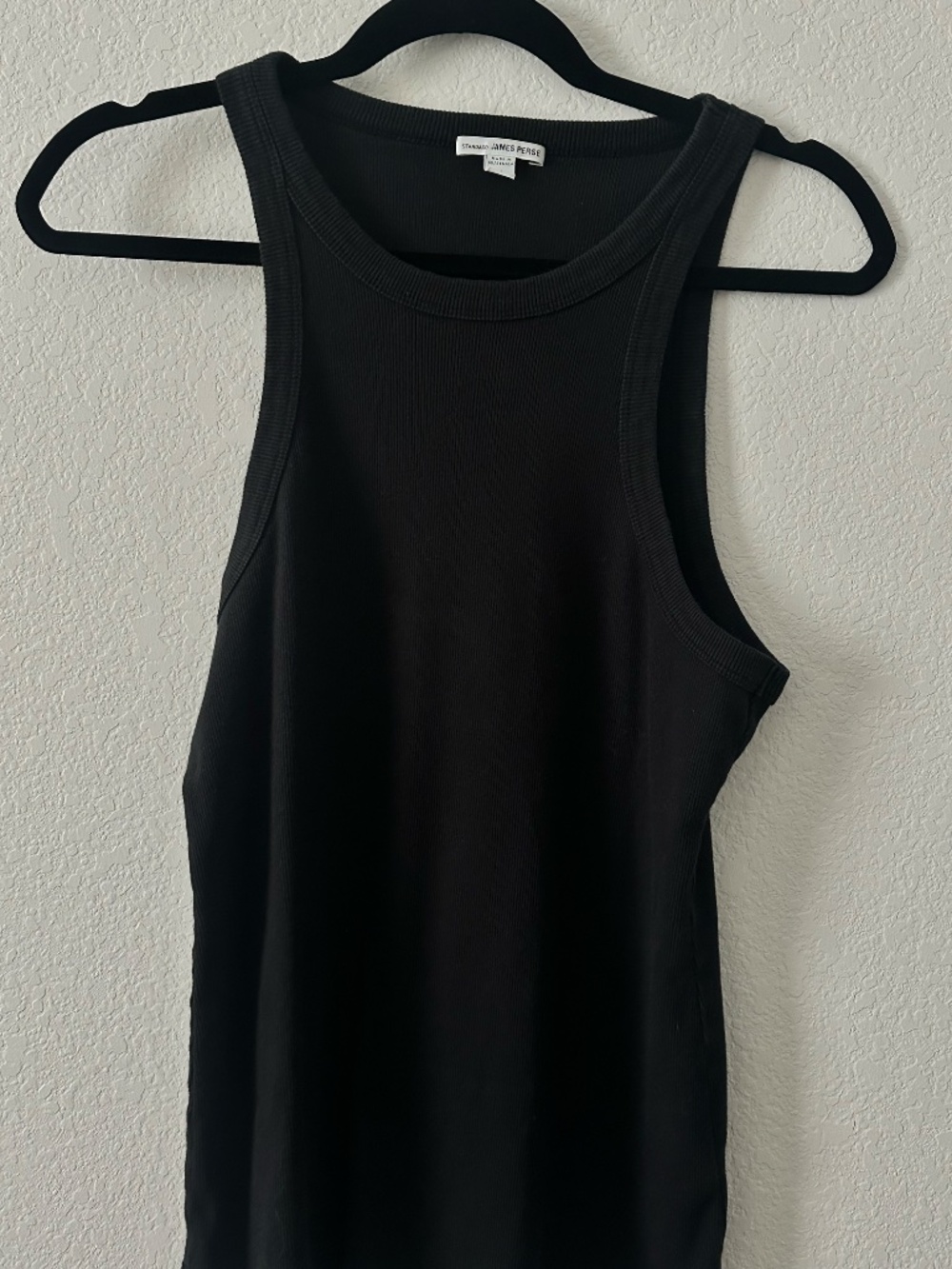 James Perse Black Ribbed Tank - Picture 6 of 8